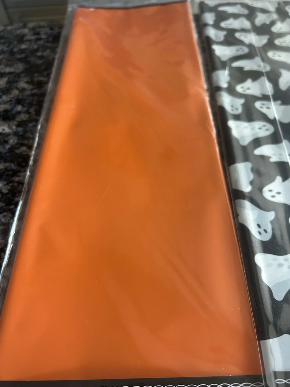 ASHLAND HALLOWEEN ASSORTED  FLORAL WRAPPING PAPER LOT OF 3 NWT